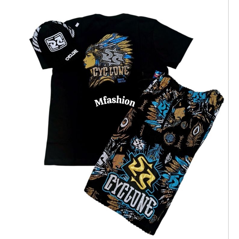 Conjunto Masculino Cyclone Carpa veludo com boné
