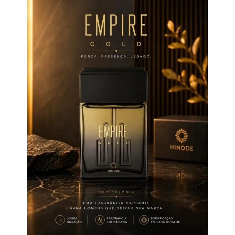 Perfume Empire Gold Masculino Hinode Original 100ml Promoção Imperdível