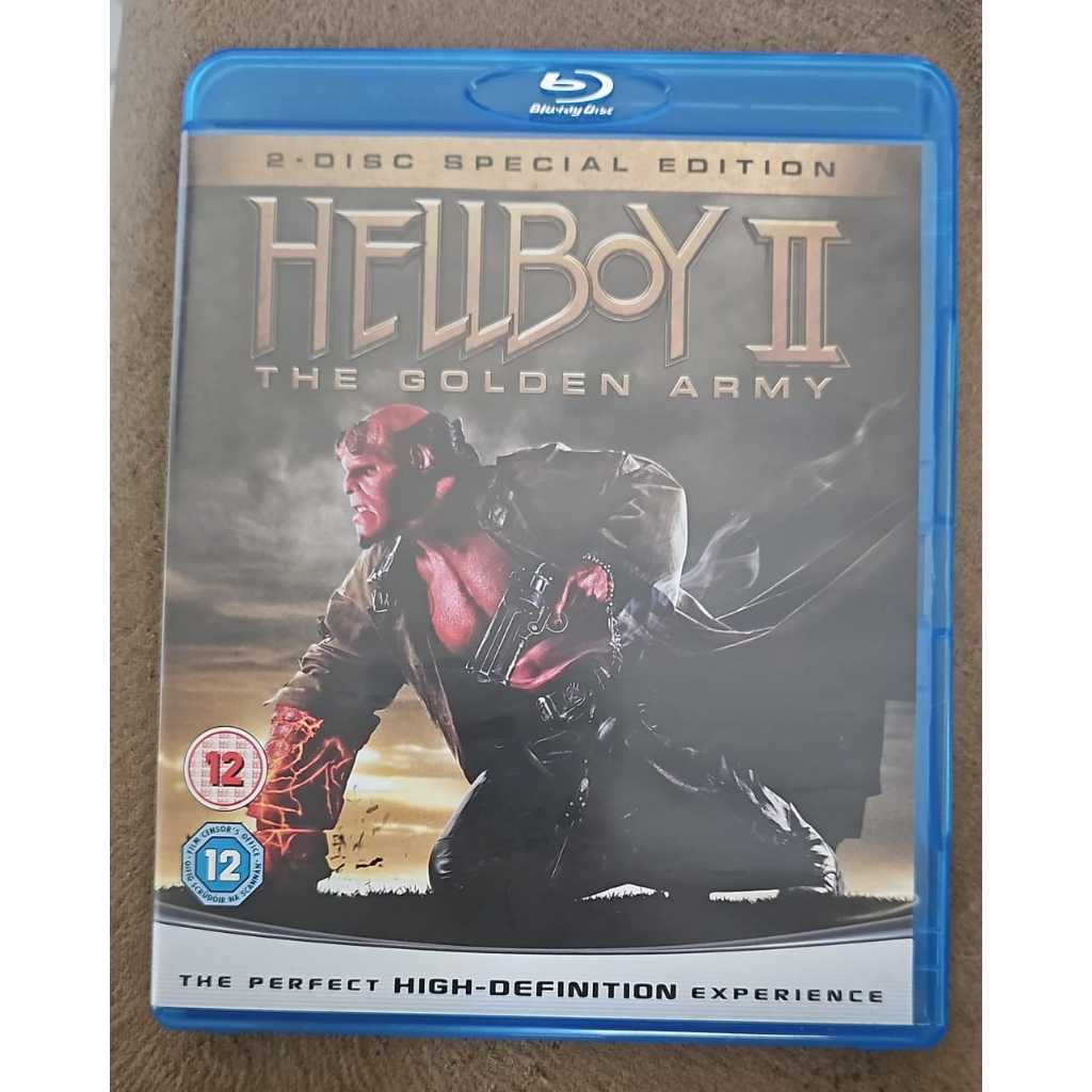 Bluray 'Hellboy 2 O Exército Dourado' Guilhermo Del Toro (Importado da Alemanha).