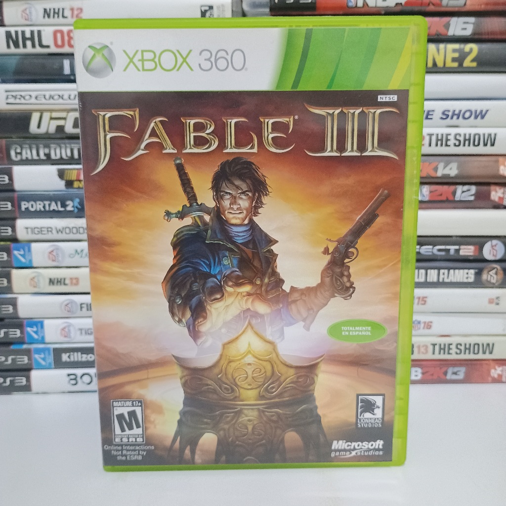 Fable III- jogo de xbox 360 original mídia física