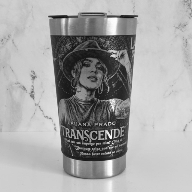 Copo Térmico Personalizado da Lauana Prado Gravação a Laser 360º