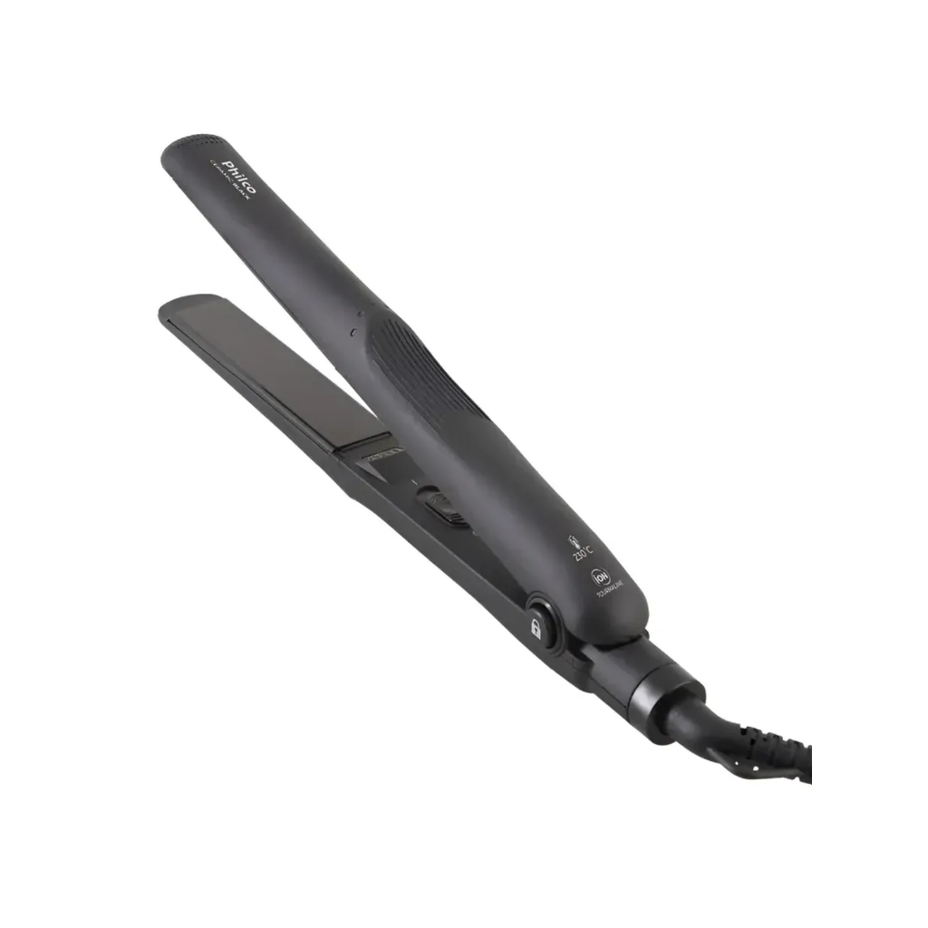 Prancha de Cabelo Philco Ceramic Black PPR08 Placas Anodizadas Alisadora Profissional