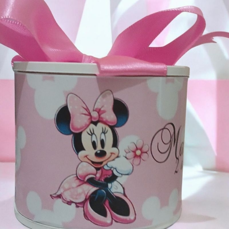 Tubolata lembrancinha personalizada Minnie | Lembrancinha festa Aniversário | Maternidade | Chá de bebê
