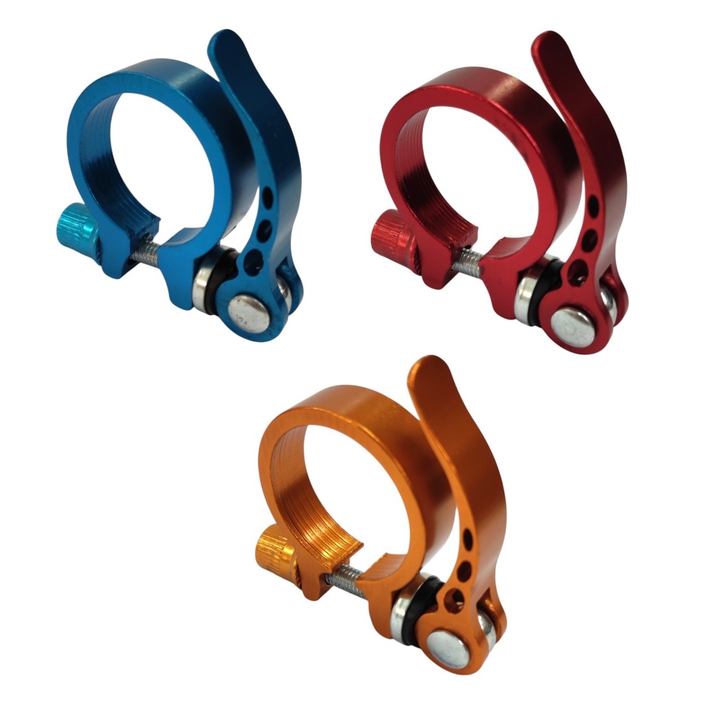 ABRACADEIRA QUADRO BIKE CANOTE SELIM 31,8MM OU 34,9MM COM BLOCAGEM