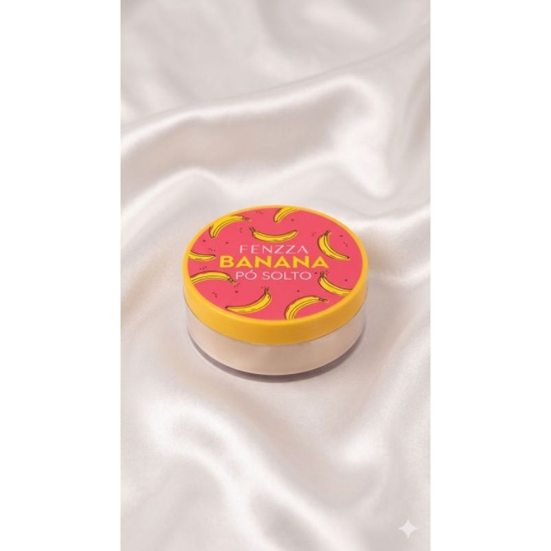 Pó Banana Fenzza Solto - Acabamento Matte e Textura Ultrafina 15g