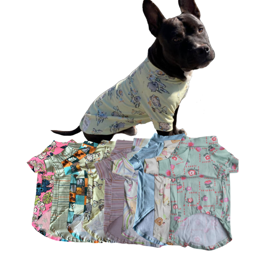 Blusa Pet Pijama em cotton Roupa Pet Inverno Divertidas