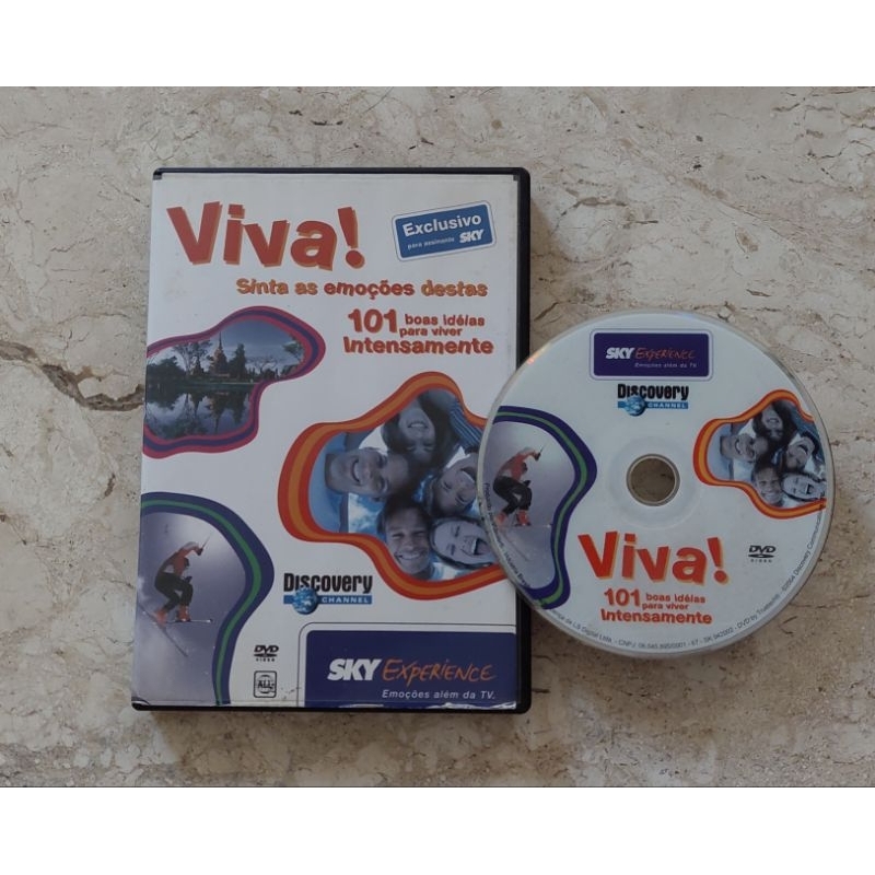 DVD VIVA! Sinta as emoções destas 101 boas ideias para viver Intensamente - 2004