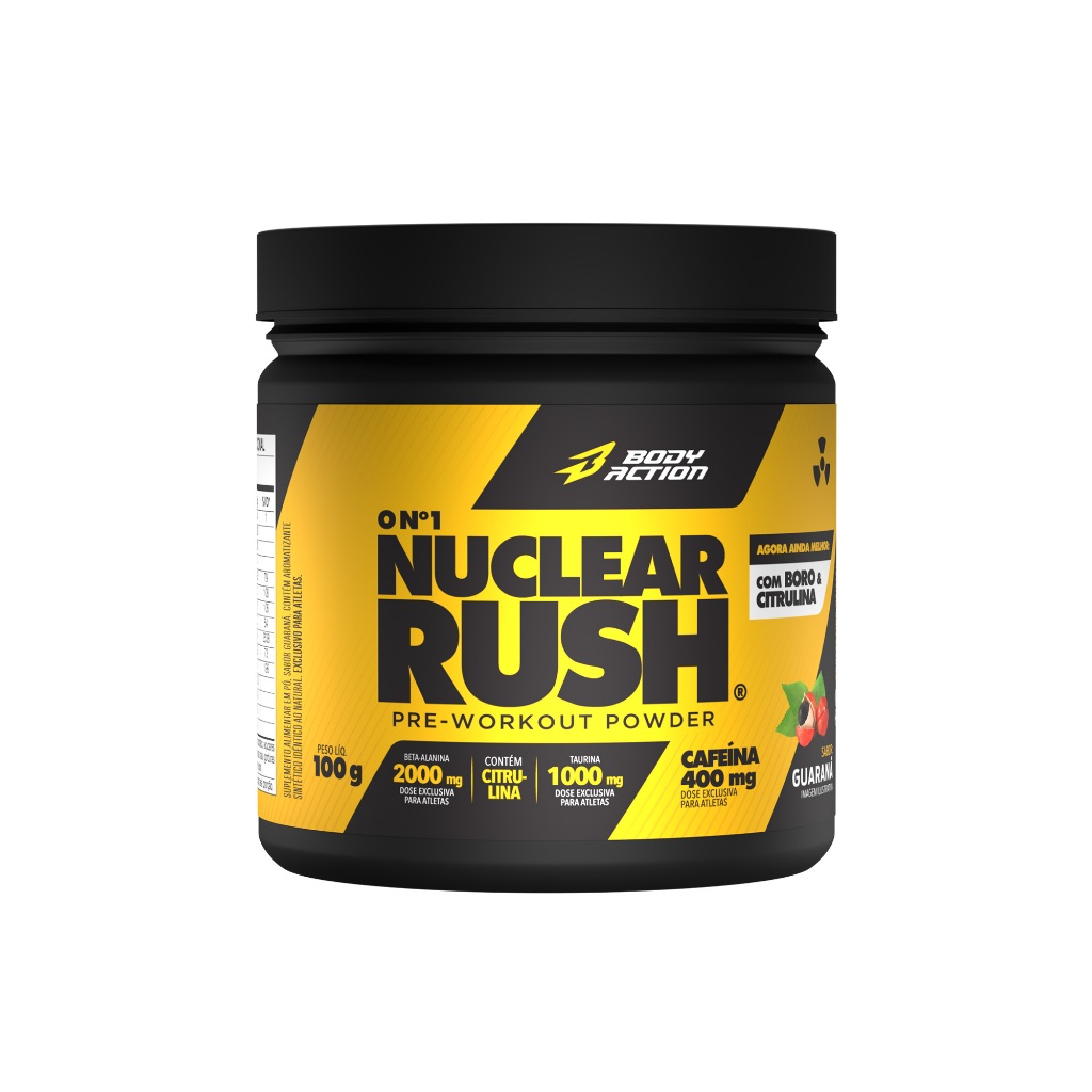 Pré-Treino | Nuclear Rush | 100g - Bodyaction