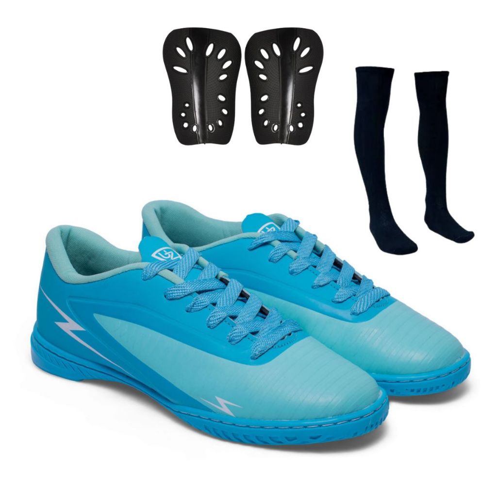 Chuteira Futsal Striker Quadra Salão Uzze Sport Original Meião Caneleira