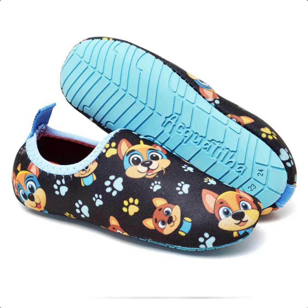 Sapatilha de Criança Infantil  Antiderrapante Neoprene Sapato Aquático Calce Fácil