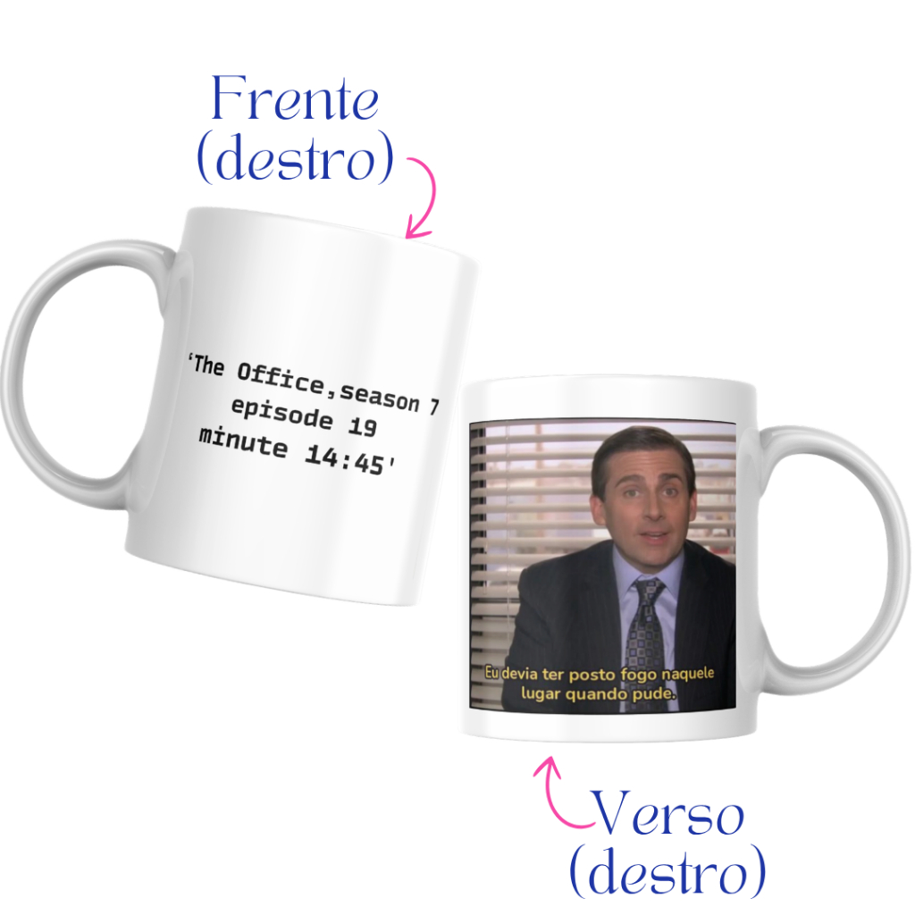 CANECA PORCELANA '' THE OFFICE EPI 19''