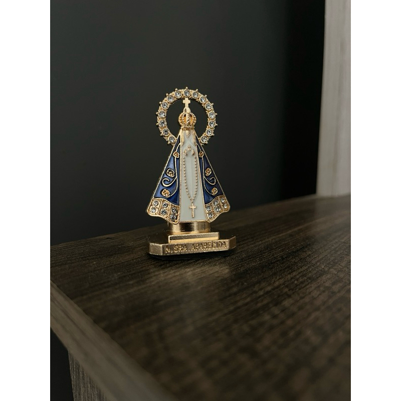 Imagem de Nossa Senhora Aparecida para Painel de Carro com Fita Dupla Face 5 cm