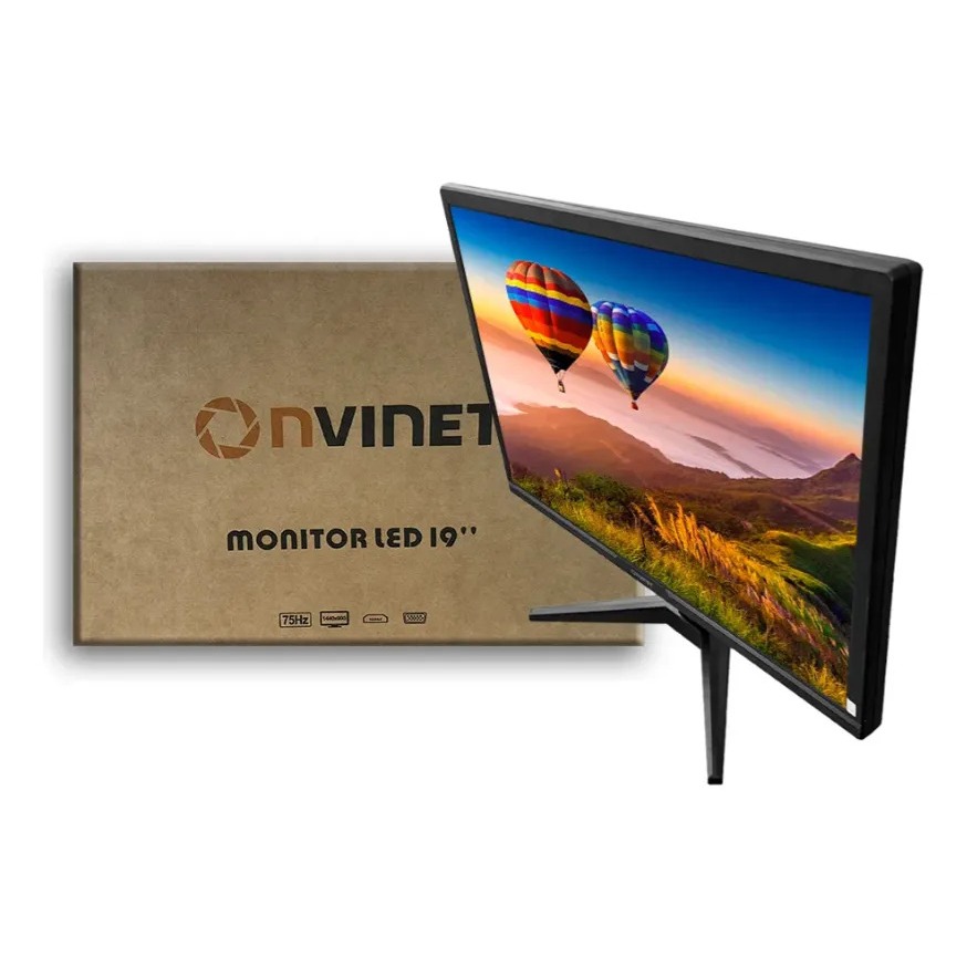 Monitor 21 Led  Nvinet 21 Widescreen 75hz Hdmi Vga Escritório / Gamer