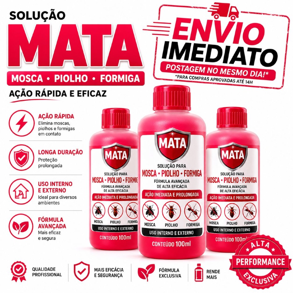 Loção Para Moscas 1/2/3 unidade de 100ml Original Envio Rapido