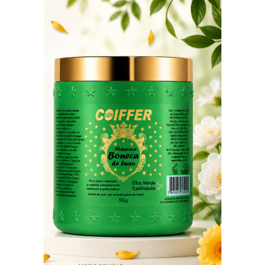 Máscara de Tratamento Intensivo Boneca de Luxo 500g Coiffer - Hidratação Profunda