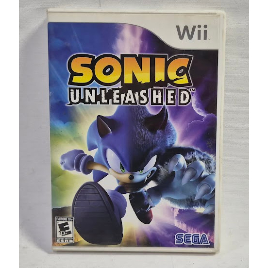 Sonic Unleashed Wii Caixa original + manual ( SÓ A CAIXA SEM O JOGO )