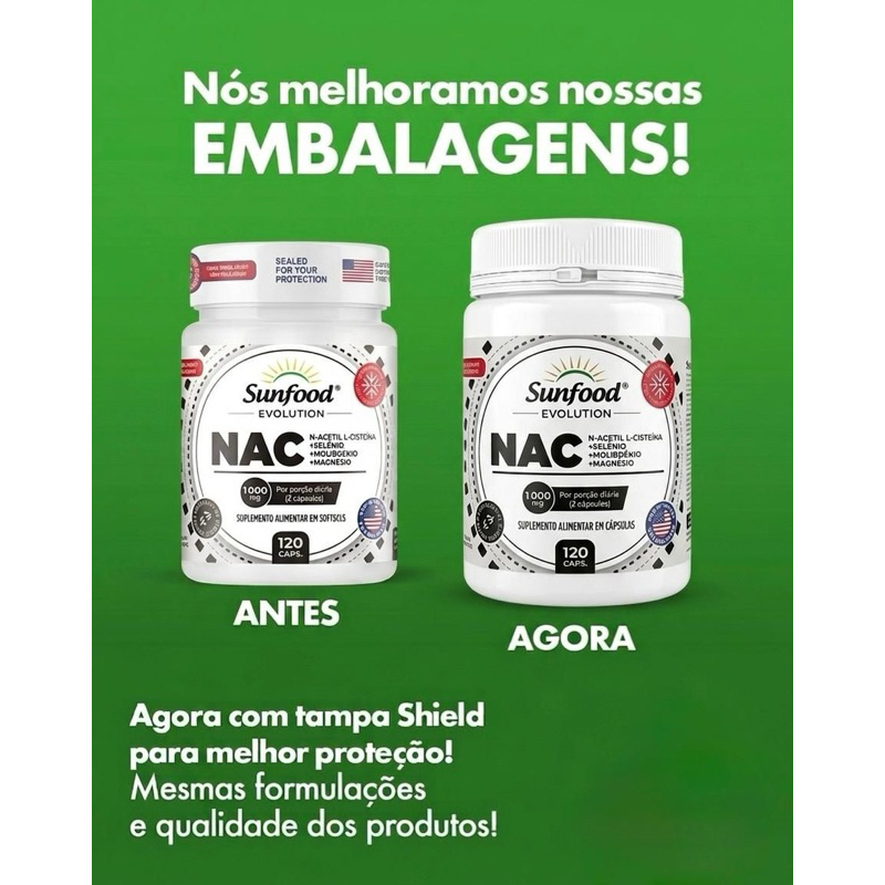 Nac 120 Cápsulas 1.000 MG.