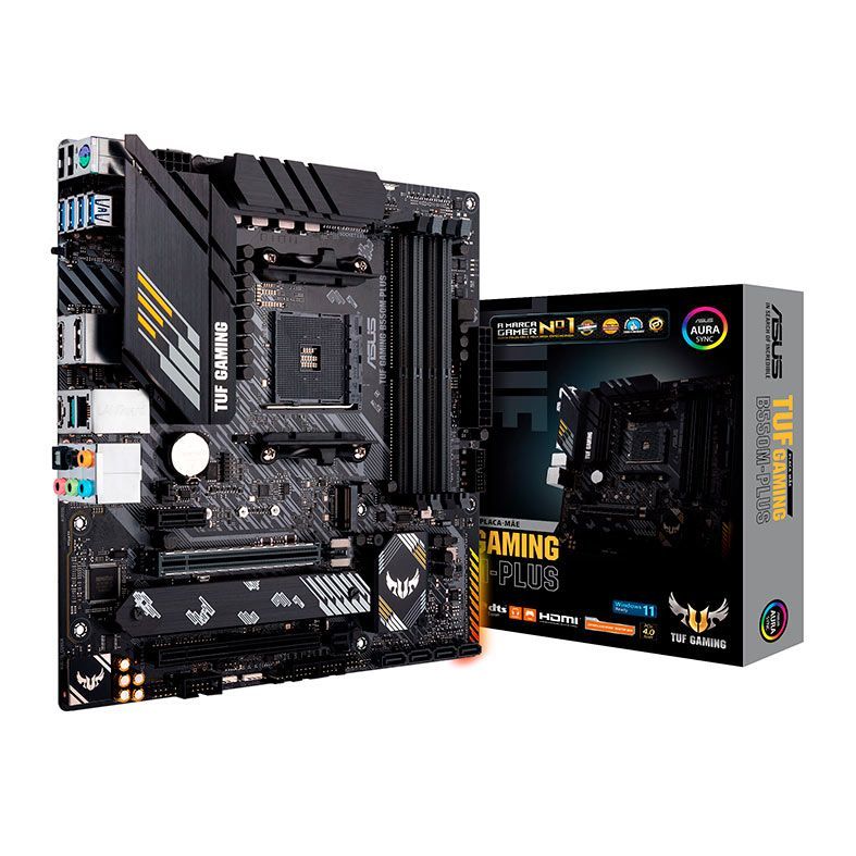 Placa Mãe Asus TUF Gaming B550M Plus AMD AM4 mATX DDR4