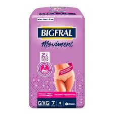 Fraldas Para Adultos Descartáveis Bigfral Moviment G/XGX com  7 Un