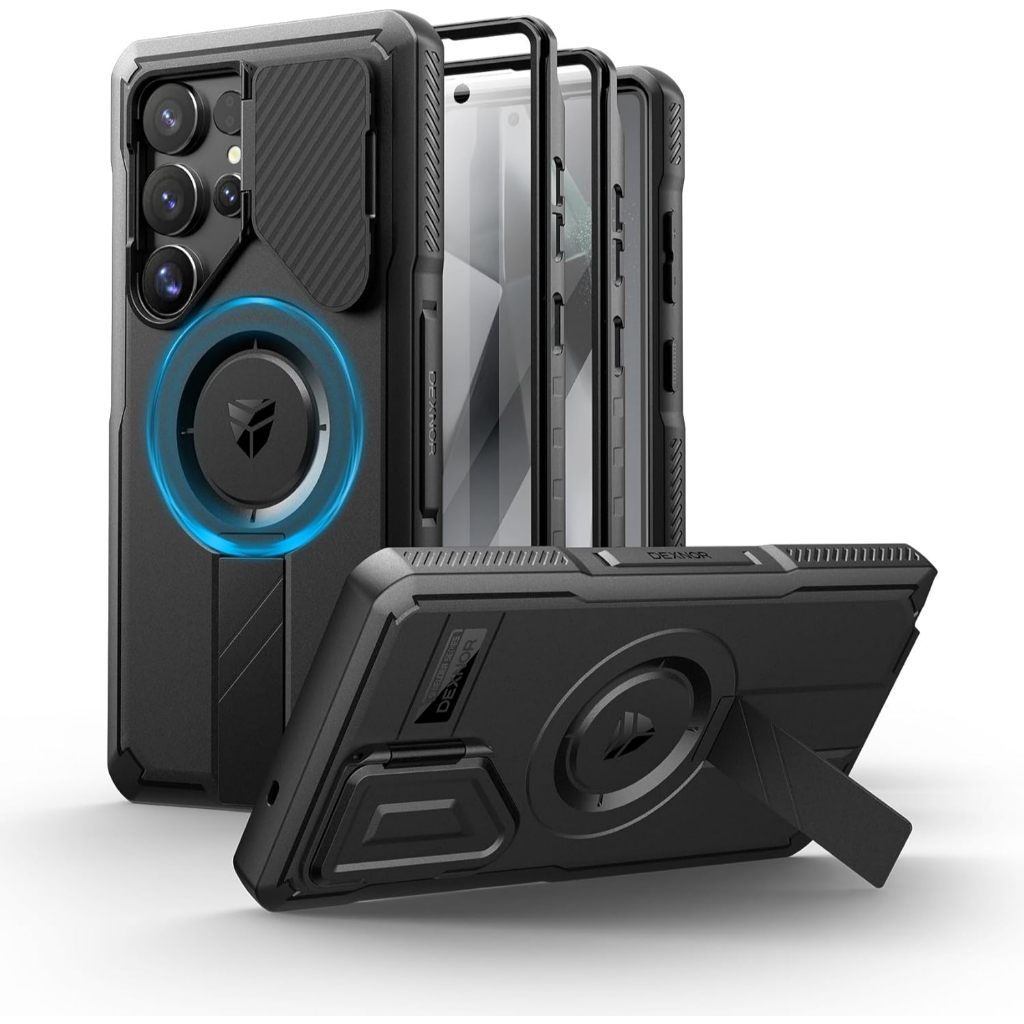 Capa  Dexnor 360 Magsafe Kickstand Galaxy S25 Ultra