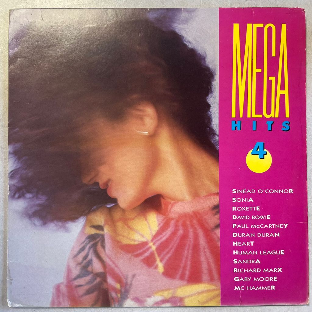 Lp Mega Hits 4, Disco De Vinil Coletânea 1990