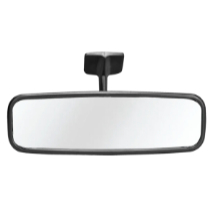 ESPELHO RETROVISOR INTERNO FORD CORCEL/PAMPA 84/87 BELINA/ DEL REY / SCALA 84/91 ESCORT/ HOBBY 84/92 VERONA 89/93 PRETO