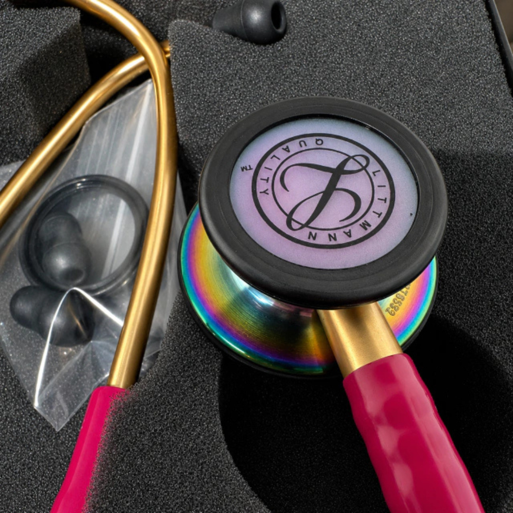 Estetoscópio 3M Littmann Classic III 5806 Framboesa Rainbow
