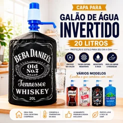 Capa Para Galão De Água Invertido 20L Com Estampa Moderna Vários Modelos