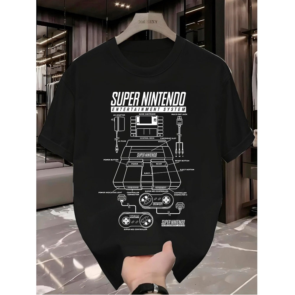 Camiseta Super Nintendo Retrô Lançamento Envio Imdediato