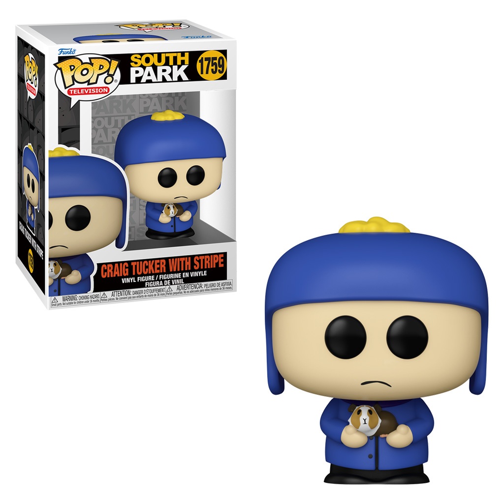 FUNKO POP TELEVISION SOUTH PARK - CRAIG TUCKER WITH STRIPE 1759 NOVO ORIGINAL