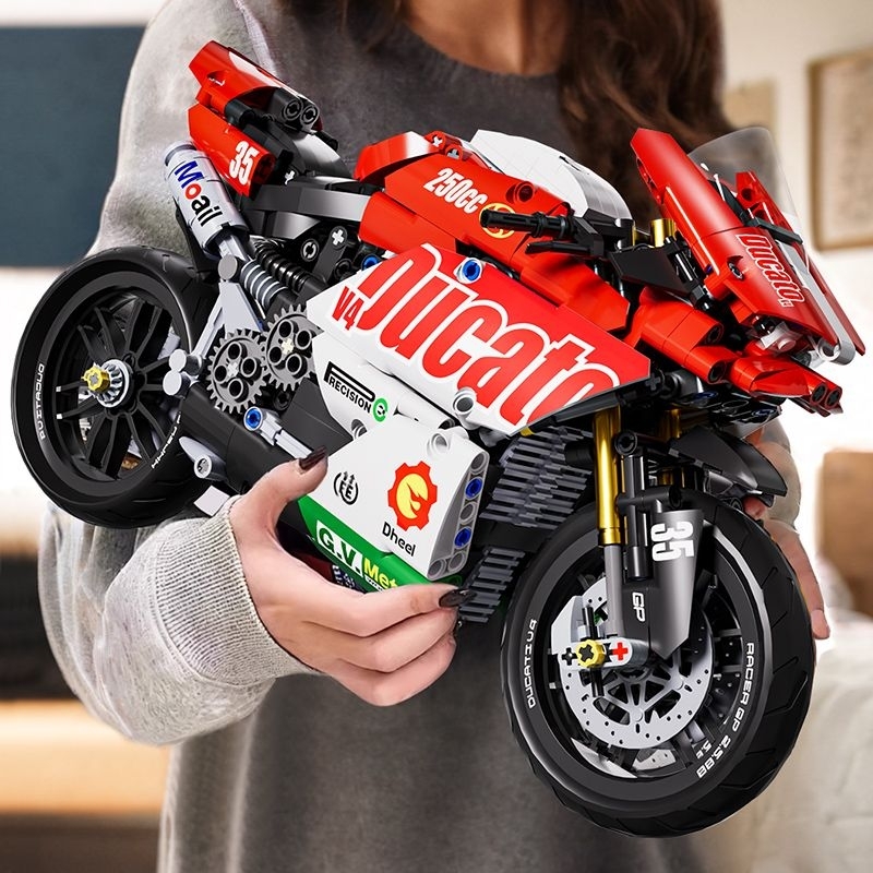 Moto Esportiva Ducati 1299 Panigale 833 Peças- Blocos De Montar (SEM CAIXA) ENVIO IMEDIATO