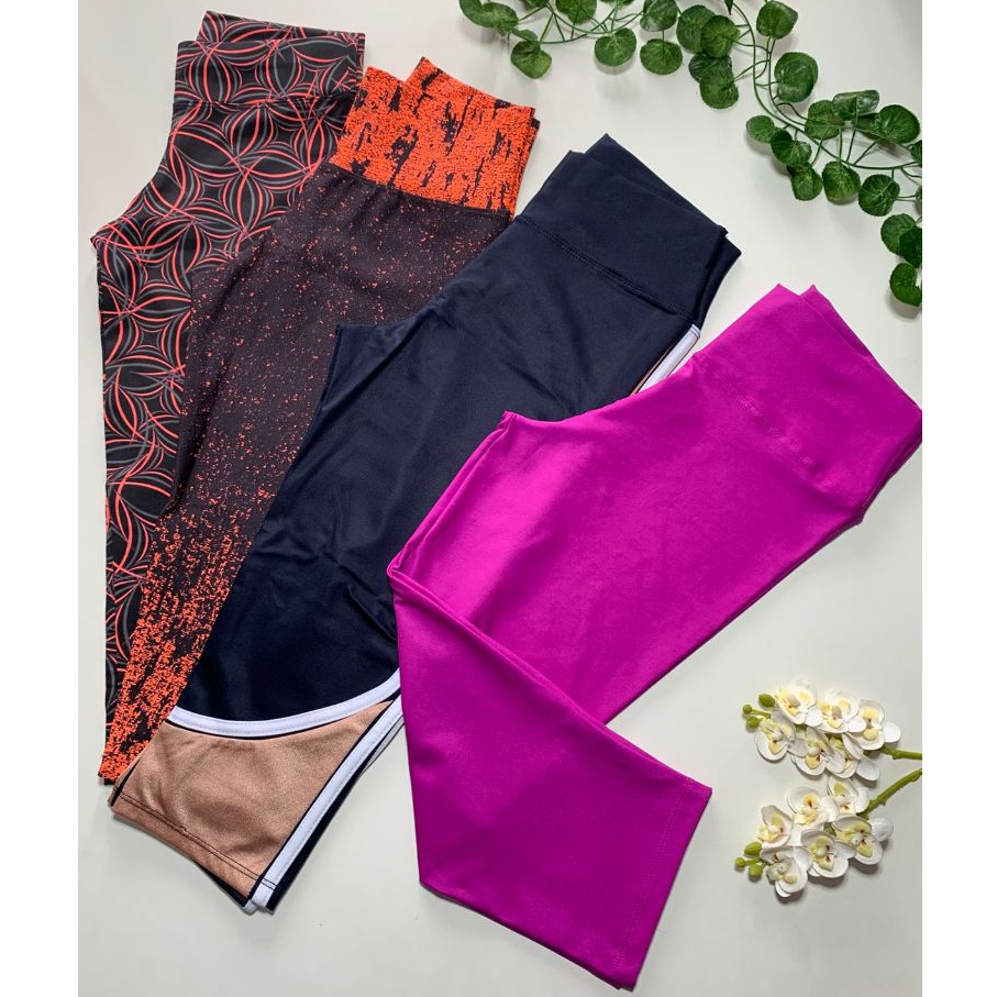 Calça Corsário Feminina Fitness Legging Cós Alto Academia Treino Confortável Esportiva Casual Moda Ginástica | P M G GG