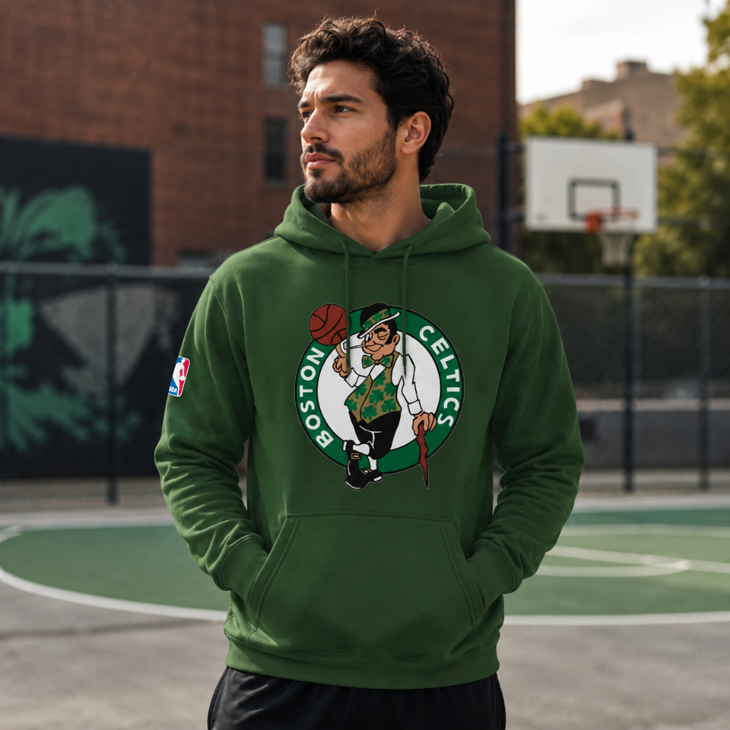 Moletom Canguru Blusa Boston Celtics Time Basquete 100% Algodão Premium Várias Cores