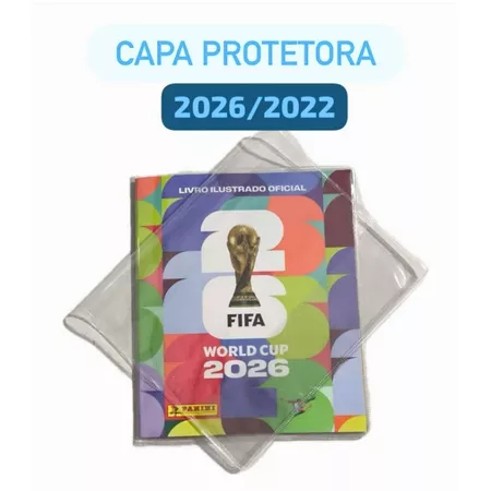 Capa Protetora Álbum Copa do Mundo 2026 Brochura