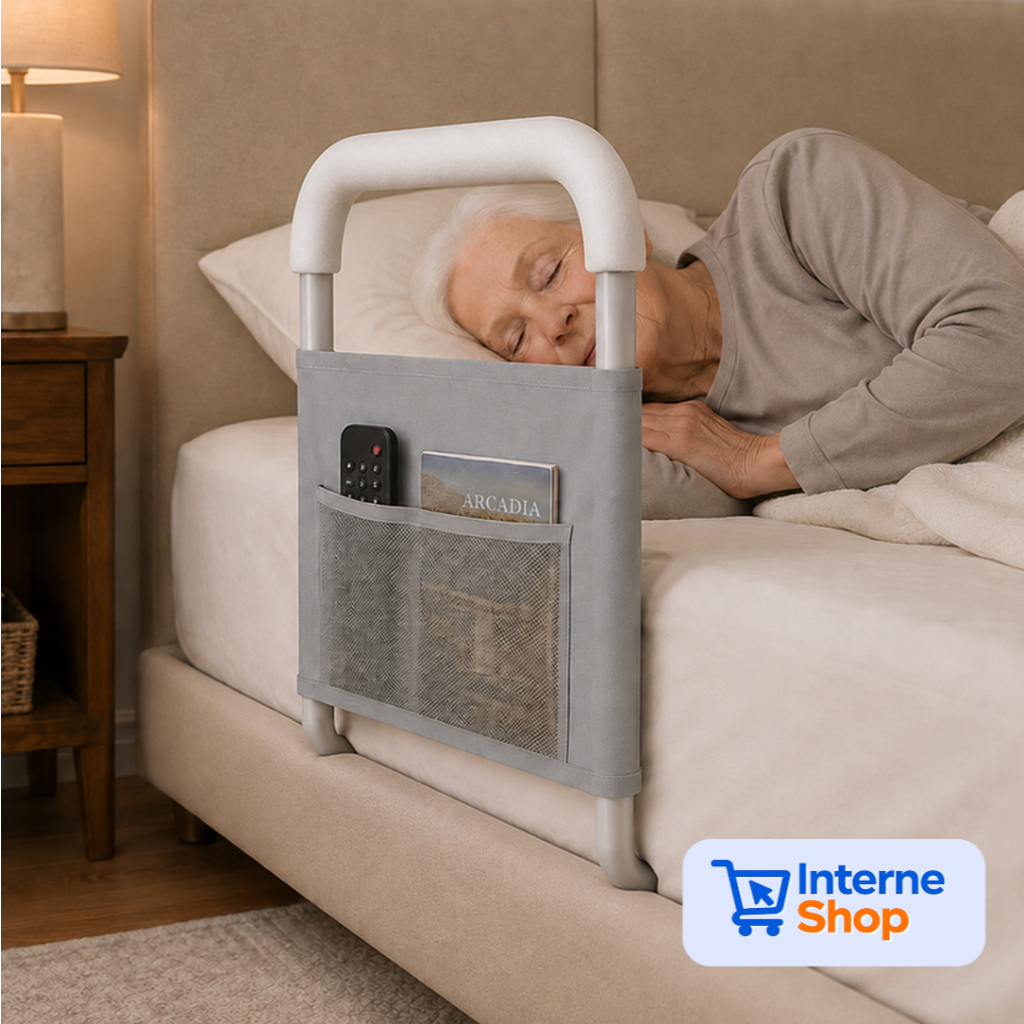 Grade de Proteção para Cama - Idoso Adulto Apoio Lateral Reforçad