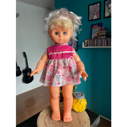 Boneca Antiga Anos 90 50cm - Usada