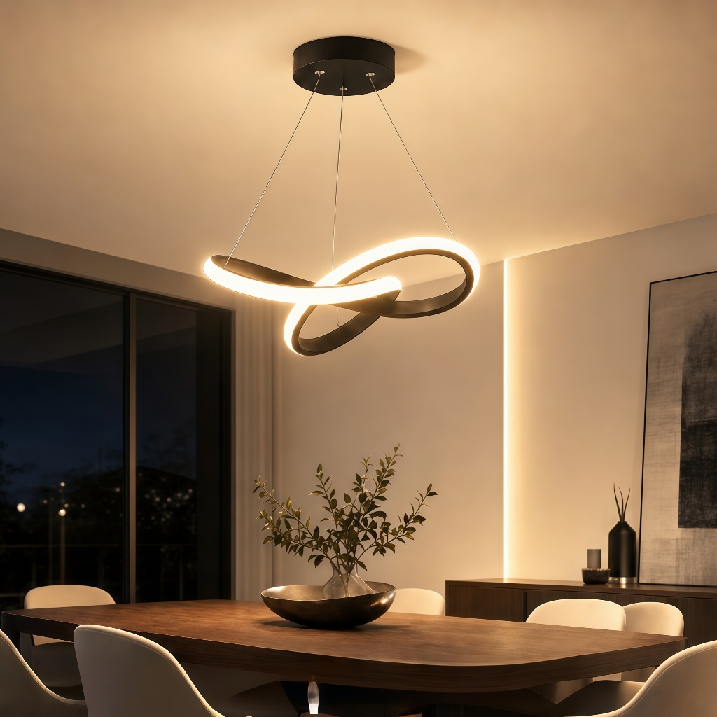Lustre Para Sala Bivolt 3 Cores 22W Lustre Pendente Cozinha Luminária de Teto Led Nordic Moderno Decoração Para Sala