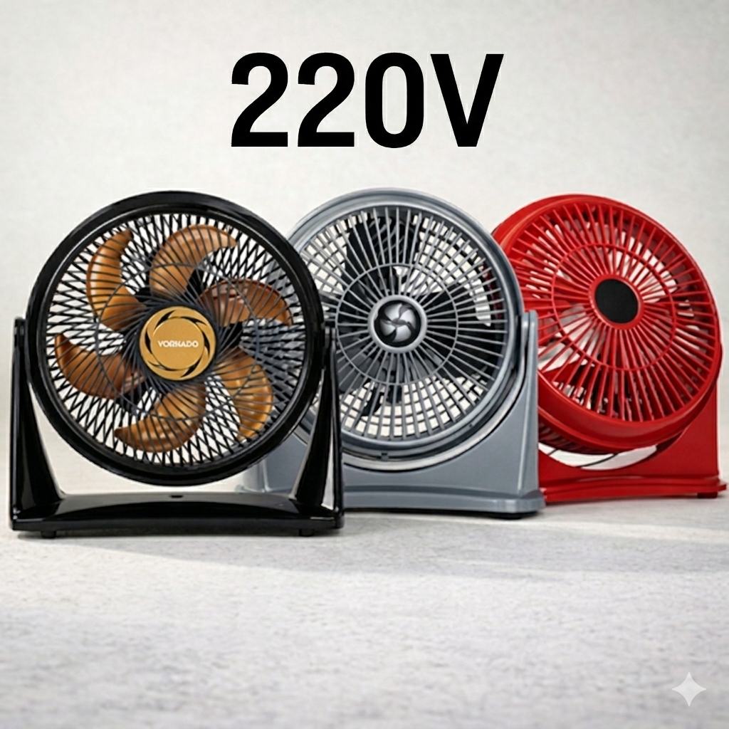 Ventilador Circulador de Ar 220v Turbo Silencioso Forte Compacto Mesa Parede Chão Ventimais 35cm ou 25cm