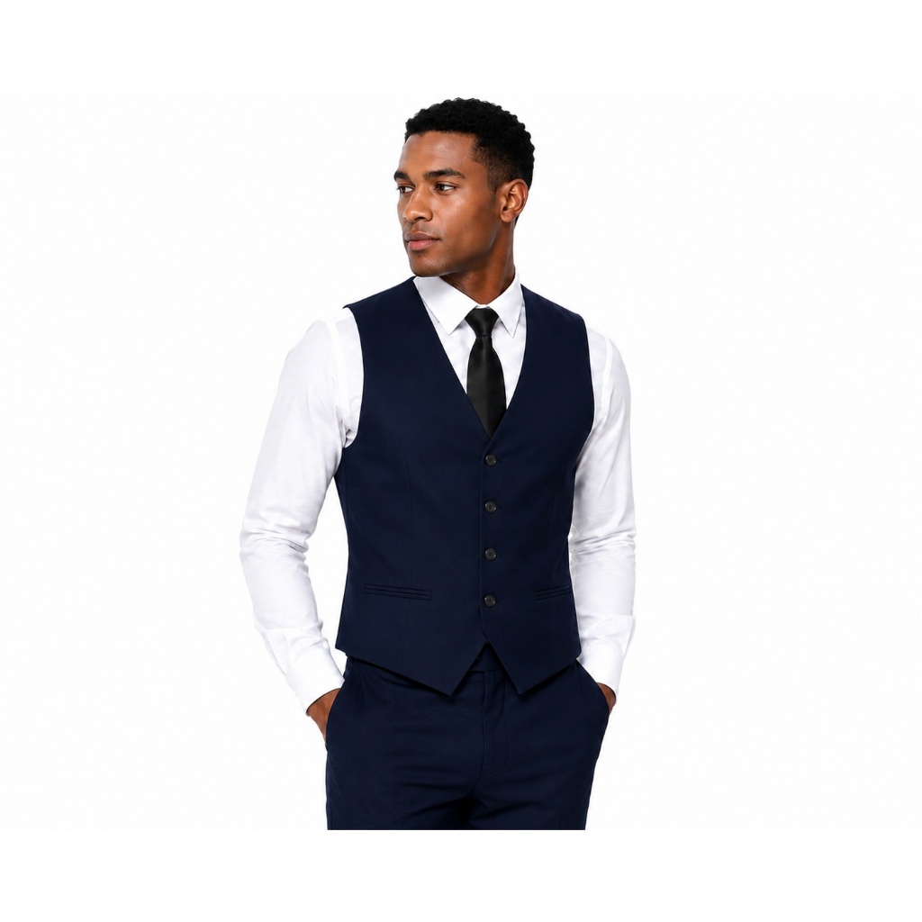 Colete Social Masculino Slim Oxford Premium | Elegância e Estilo para Eventos em 6 Cores