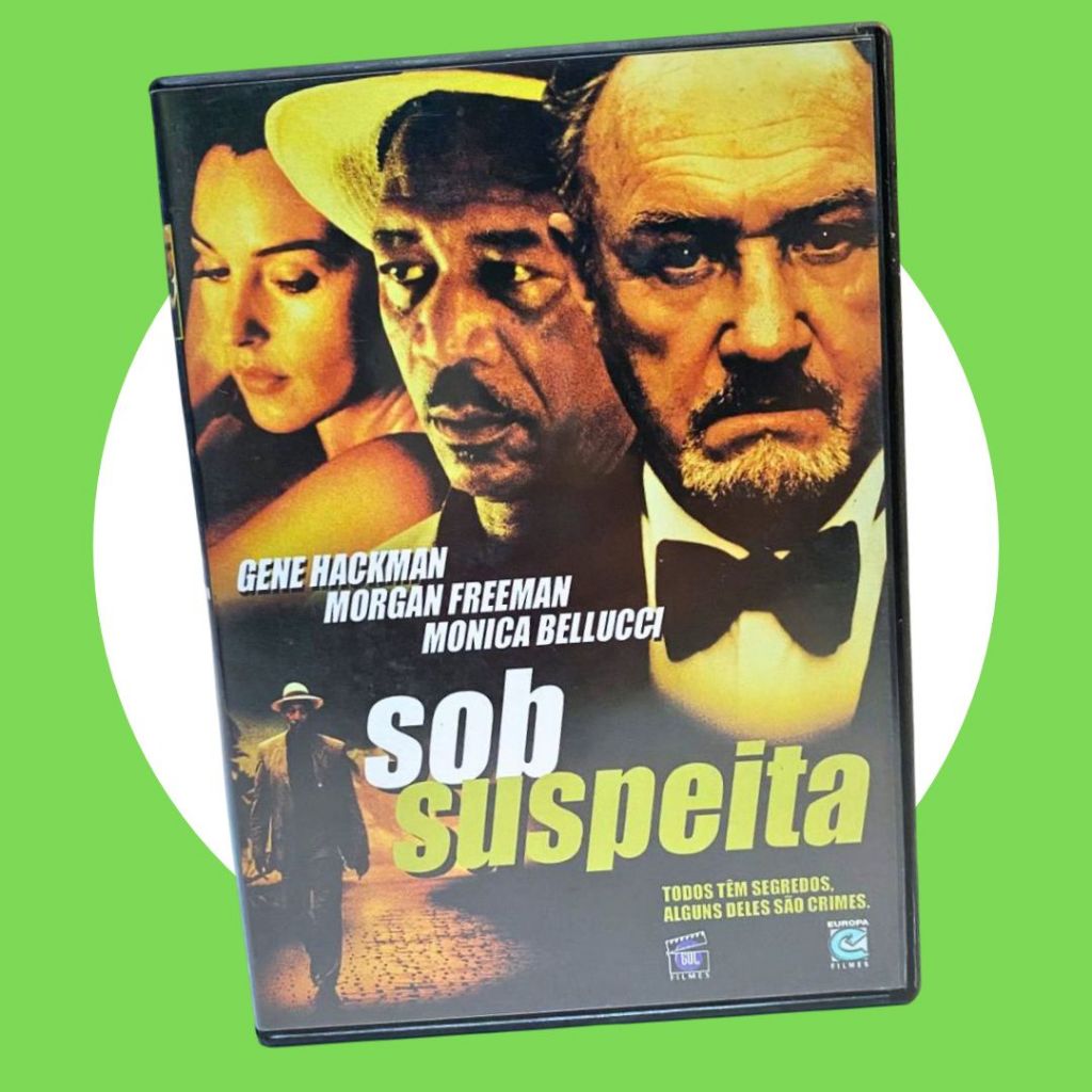 DVD Sob Suspeita - Morgan Freeman (Original)