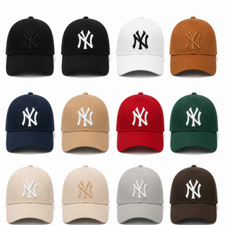 Boné New York NY Bordado, Aba Curva, Unissex, Regulagem Ajustável, Premium, Treino, Blogueira, Beisebol - ENVIO IMEDIATO