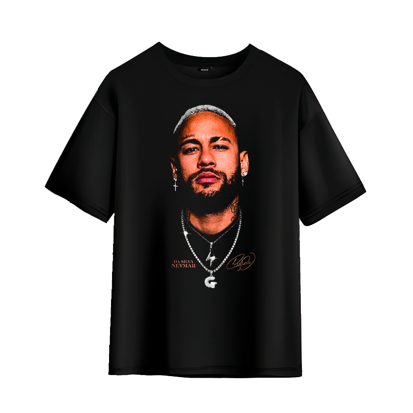 Camiseta Streetwear Neymar Jr Unissex Futebol Vintage Casual 100% Algodão - Envio Rápido