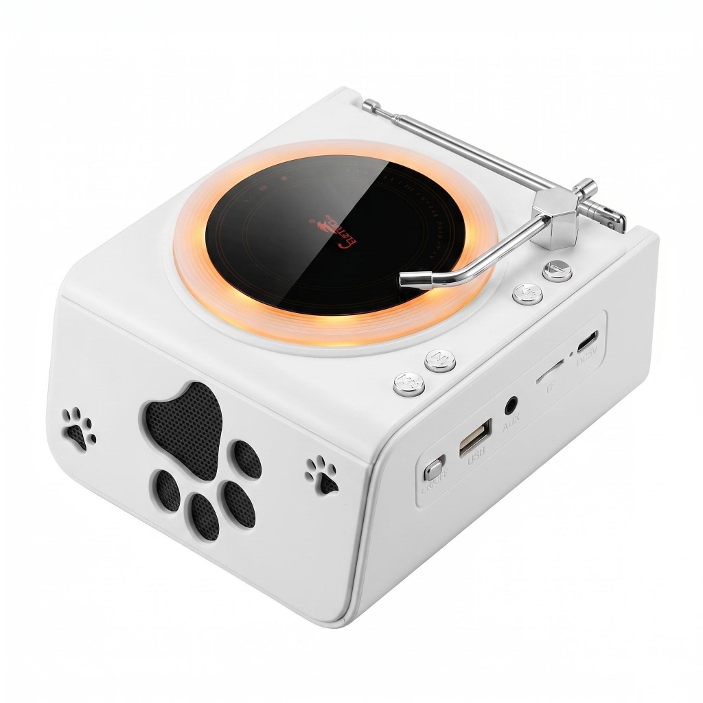 Rádio Vitrola Decorativo Wassay Com Usb Aux E Cartão Tf