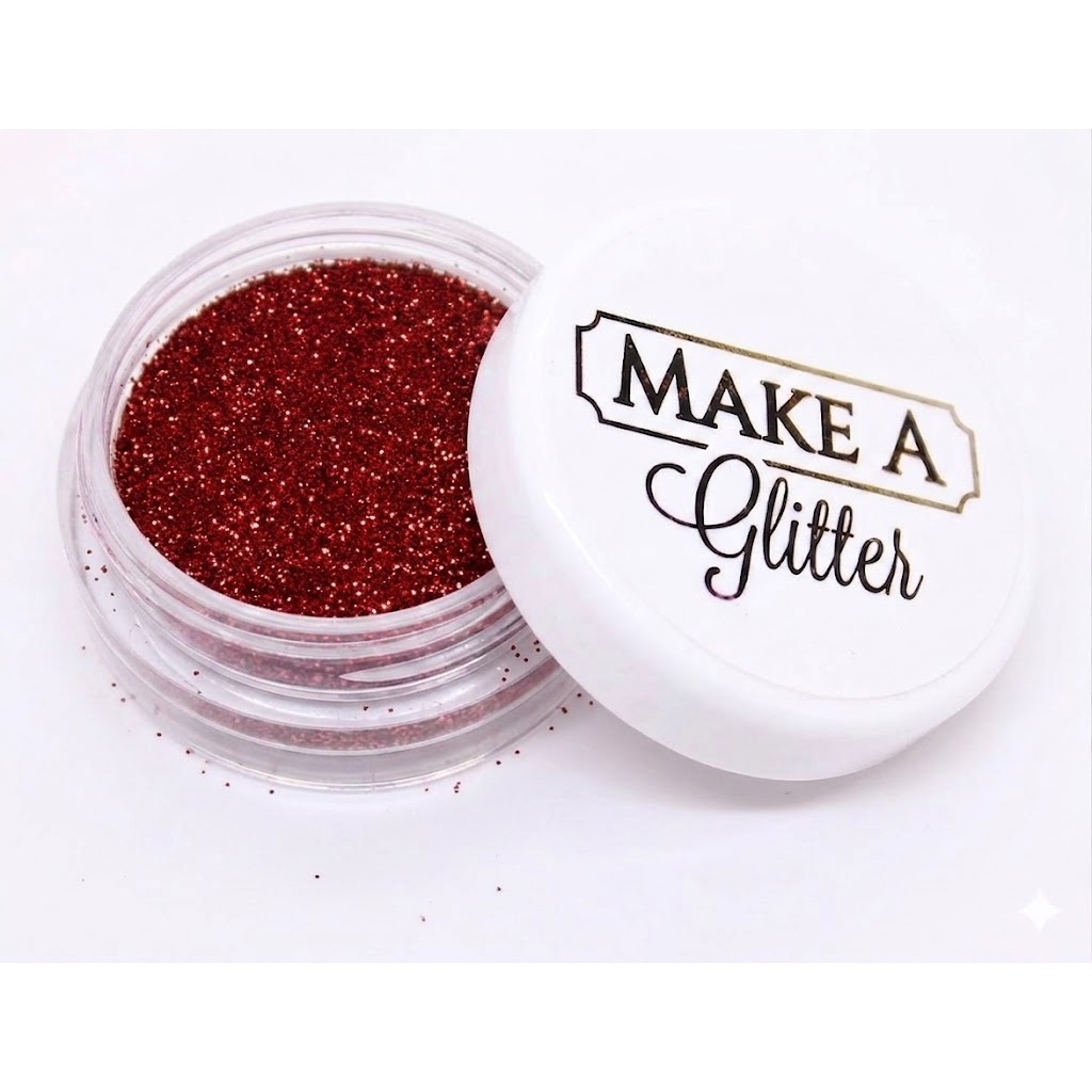 Glitter Vermelho Purpurina Maquiagem, Unhas, Resina e Artesanato 3g