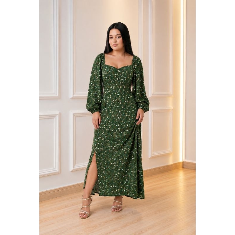 Vestido Camponesa Vestido Romântico Feminino Vestido Feminino Romântico