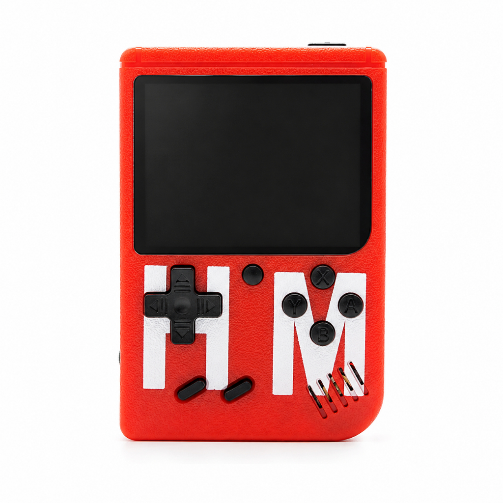 Mini Console Portátil H’Maston YXJ01 com 400 Jogos Retrô | Tela 3” Colorida | Bateria até 6h | Saída AV para TV | Videog