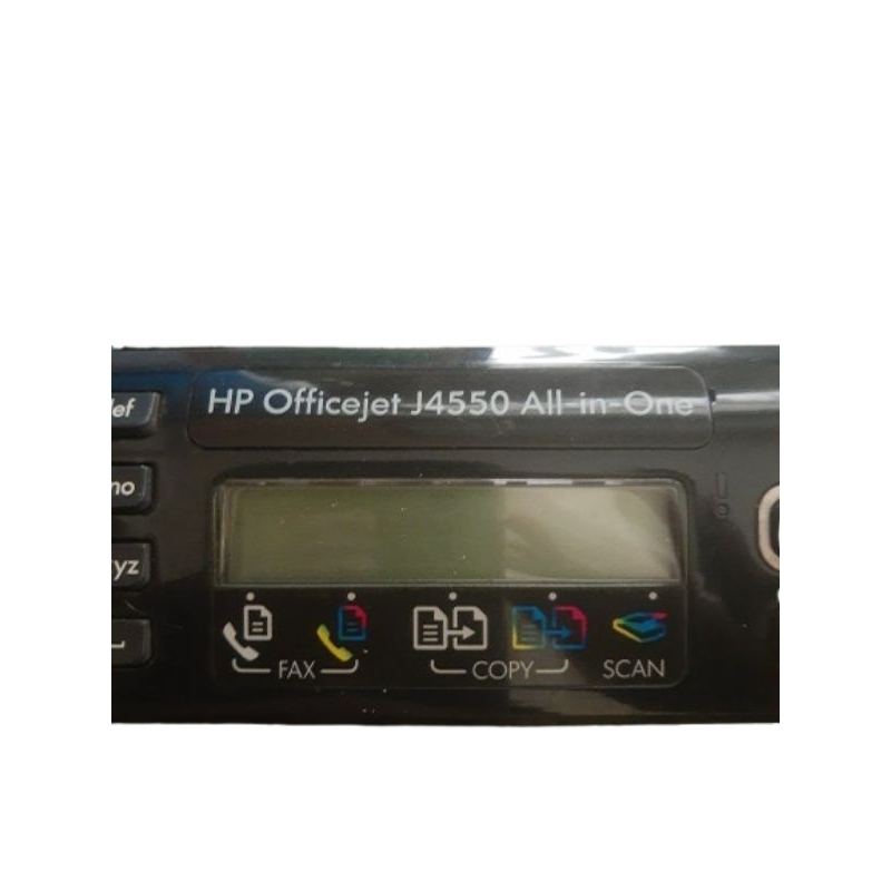 Painel da impressora HP officejet J45550 ALL in one