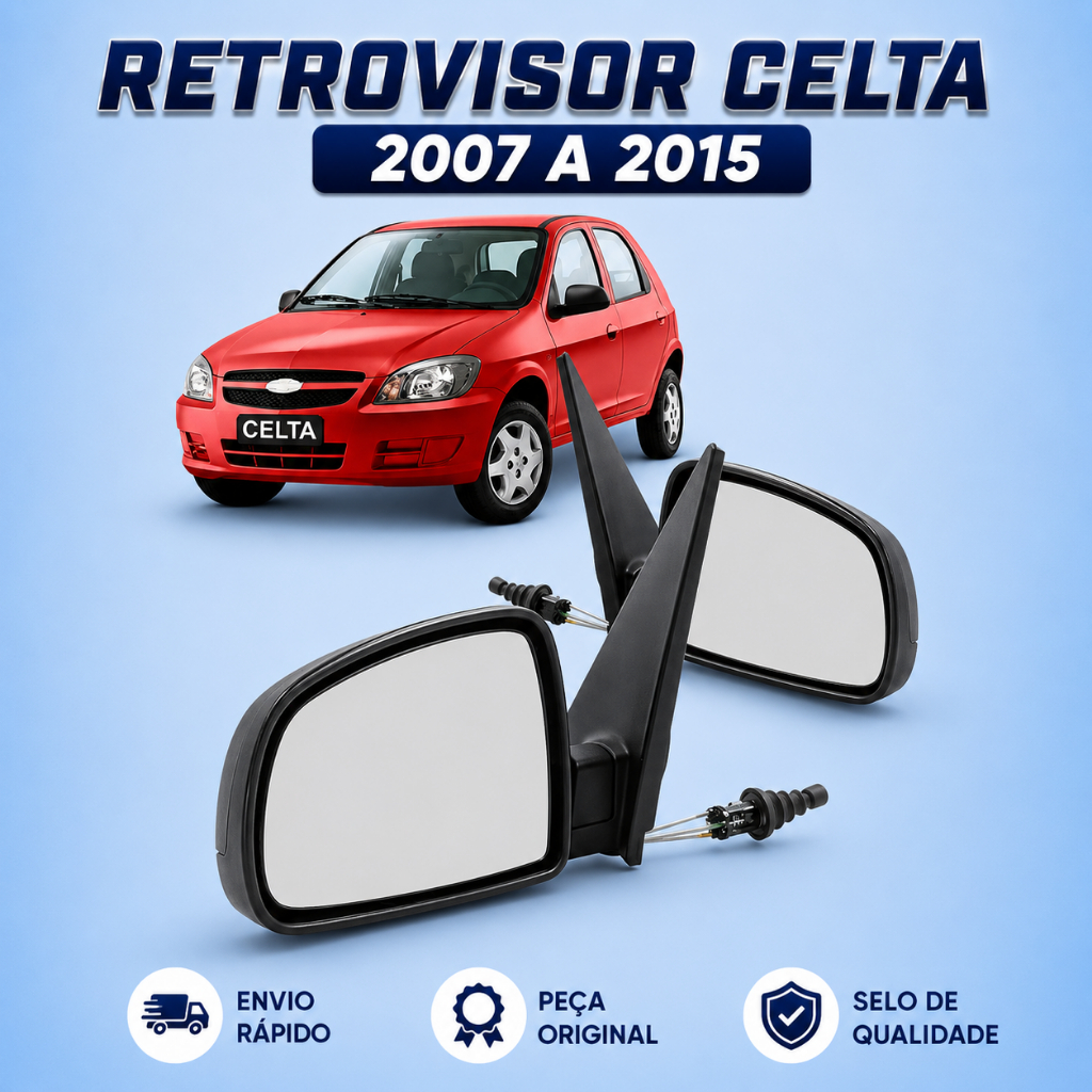 Retrovisor Celta 2007 2008 2009 2010 2011 2012 2013 2014 2015