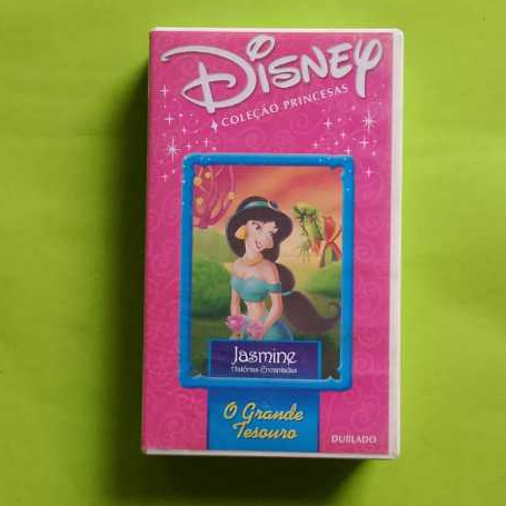 vhs Disney coleção princesas : JASMINE - o grande tesouro (dublado)