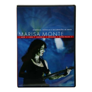 Usado: Dvd Marisa Monte Memórias, Crônicas E Declarações De Amor
